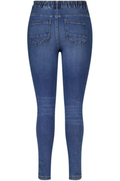 Tregging met denim look