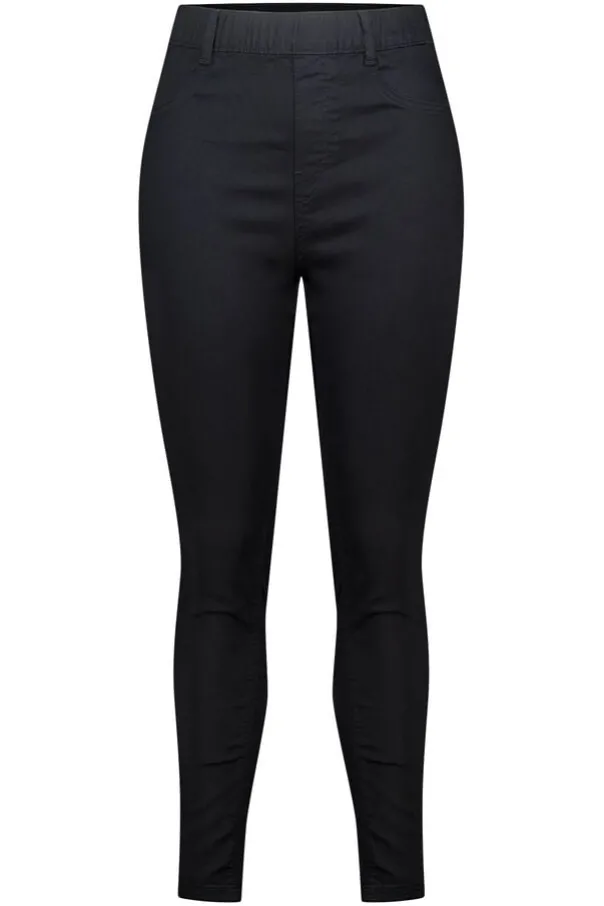 Tregging met denim look