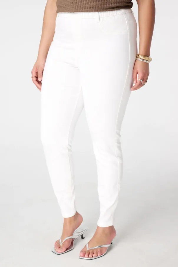 Tregging met denim look