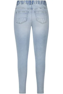 Tregging met denim look