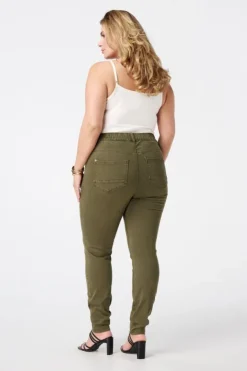 Tregging met denim look