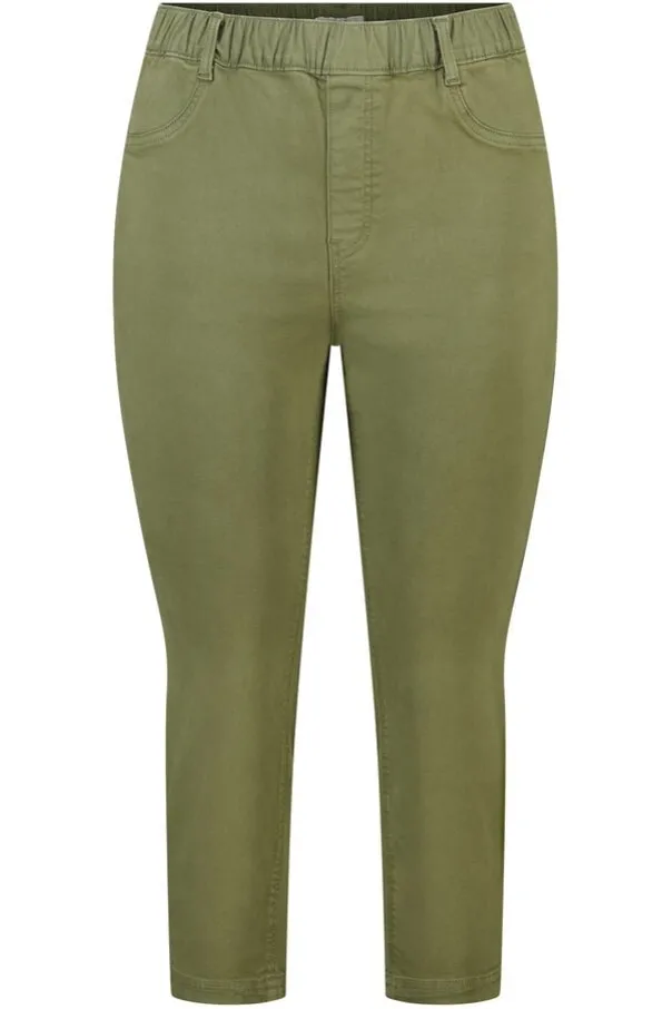 Tregging met denim look