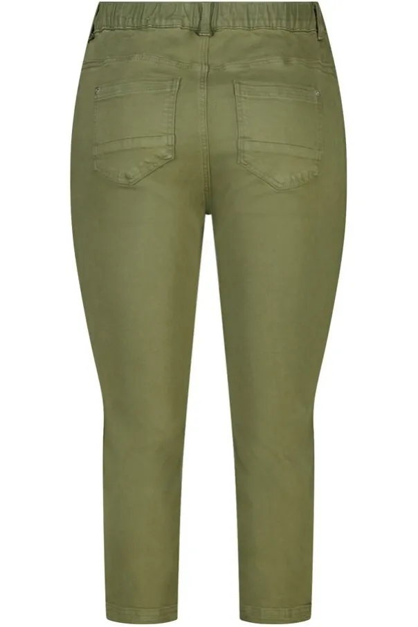 Tregging met denim look