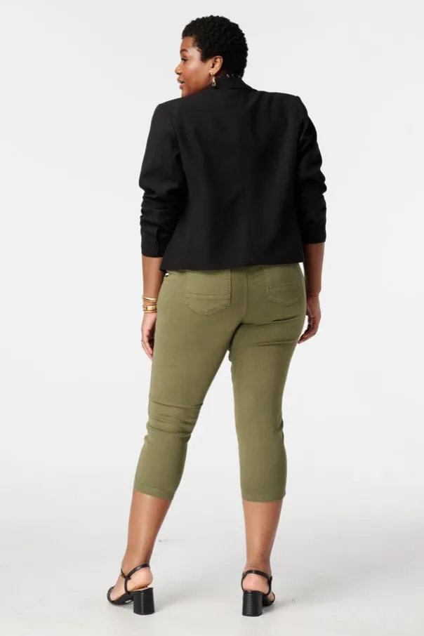 Tregging met denim look