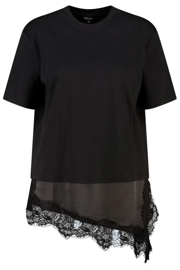 T-shirt met kant