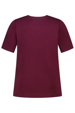 T-shirt met kanten artwork