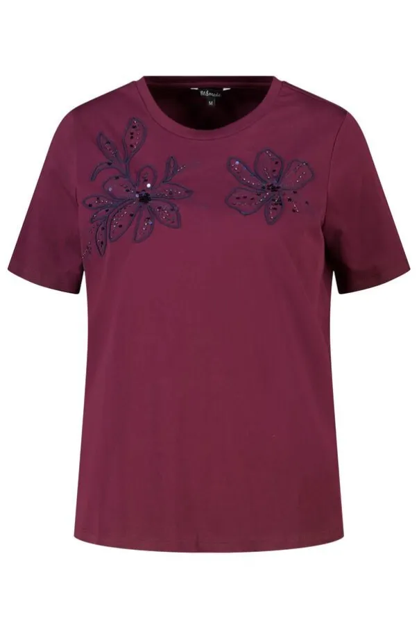 T-shirt met kralen