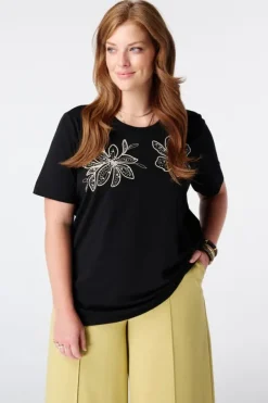 T-shirt met kralen