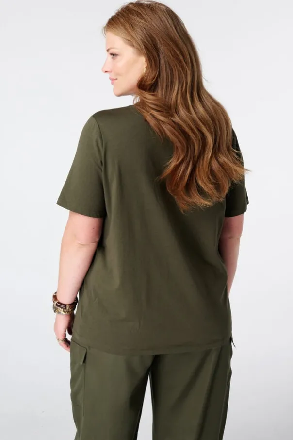 T-shirt met kralen