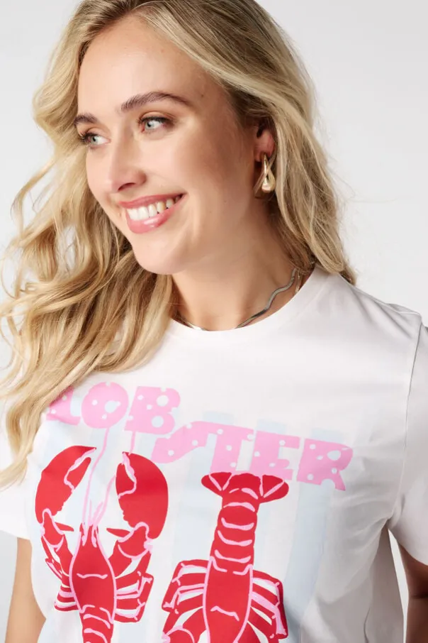 T-shirt met opdruk