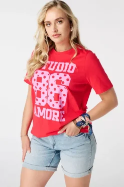 T-shirt met opdruk