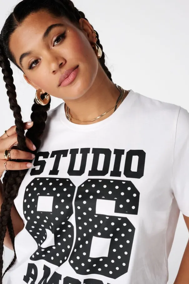 T-shirt met opdruk