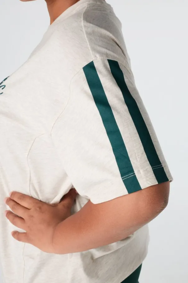 T-shirt met sportieve print