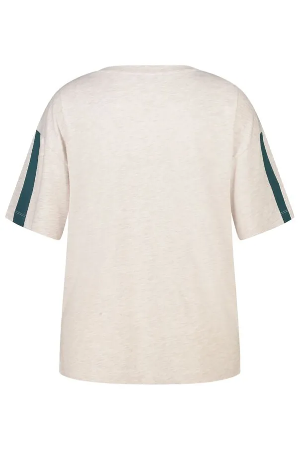 T-shirt met sportieve print