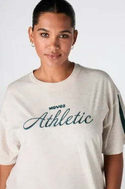 T-shirt met sportieve print