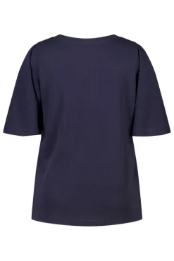 T-shirt met v-hals