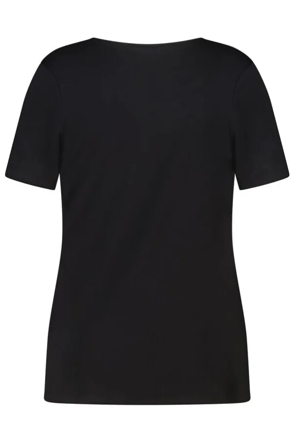 T-shirt met V-hals