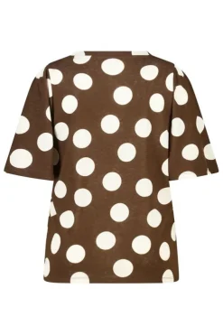 T-shirt met V-hals
