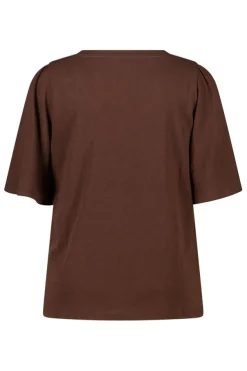 T-shirt met v-hals