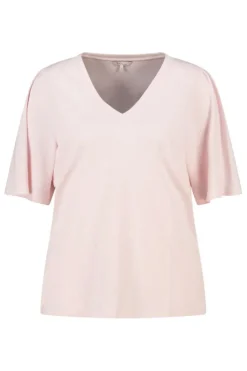T-shirt met v-hals