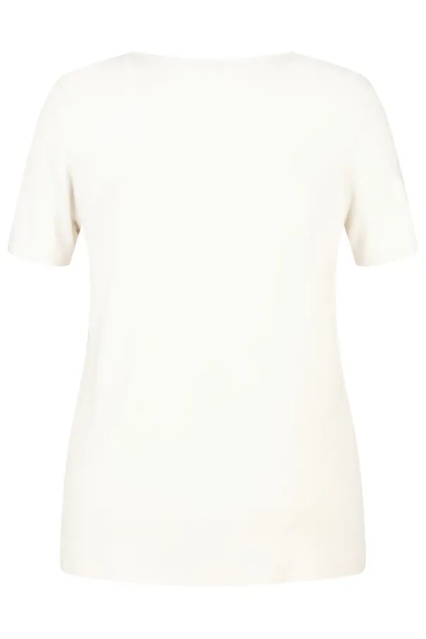 T-shirt met V-hals