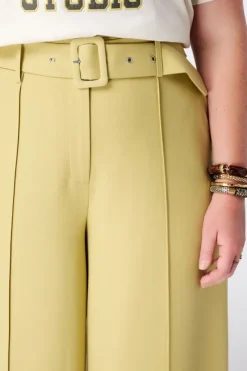 Wide leg broek met ceintuur