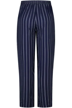 Wide leg broek met print