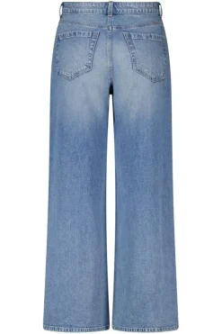 Wide leg jeans met hoge taille
