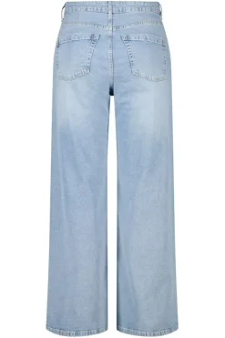 Wide leg jeans met parels