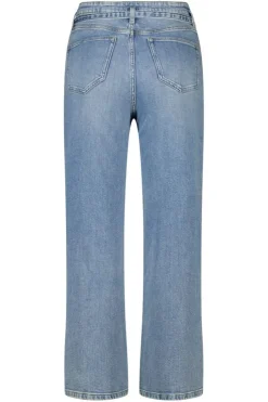 Wide leg jeans met riempje