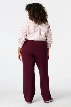 Wide leg pantalon