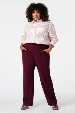 Wide leg pantalon
