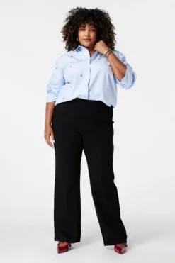 Wide leg pantalon