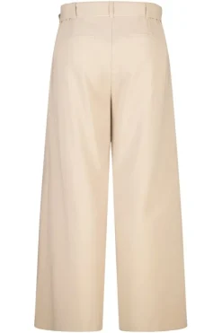 Wide leg pantalon met ceintuur