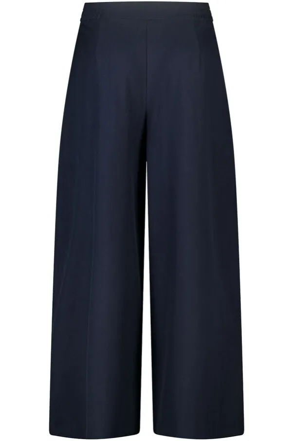 Wide leg pantalon met plooien