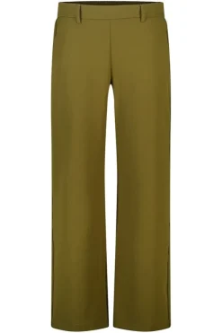 Wide-leg pantalon met zijstreep